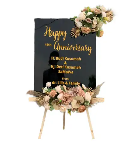 Papan Bunga Akrilik ciampel