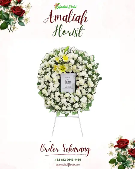 Krans Bunga Duka ciampel